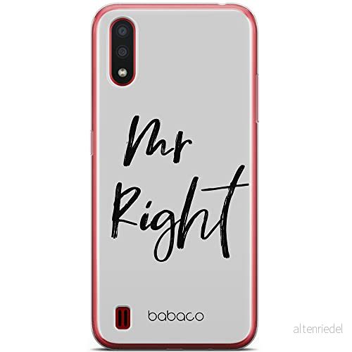 ERT GROUP mobiltelefonfodral för Samsung A01 originalt och officiellt licensierat Babaco mönster Mr Right 001 optimalt anpassad till formen på mobiltelefonen, fodral tillverkad av TPU plast 5904805050541
