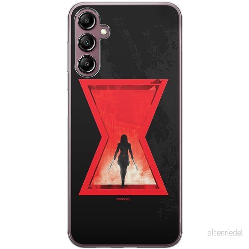ERT GROUP mobiltelefonfodral för Samsung A14 4G/5G originalt och officiellt licensierat Marvel mönster Black Widow 009 optimalt anpassad till formen på mobiltelefonen, fodral tillverkad av TPU plast 5905511817473