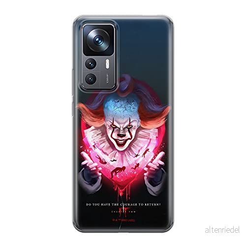 ERT GROUP mobiltelefonfodral för Xiaomi 12T/12T pro/K50 Ultra originalt och officiellt licensierat Horror mönster It 020 optimalt anpassad till formen på mobiltelefonen, fodral tillverkad av TPU plast 5905511585891