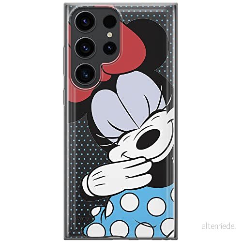 ERT GROUP mobiltelefonfodral för Samsung S23 ULTRA originalt och officiellt licensierat Disney mönster Minnie 033 optimalt anpassad till formen på mobiltelefonen, gedeeltelijk transparant 5905511458195