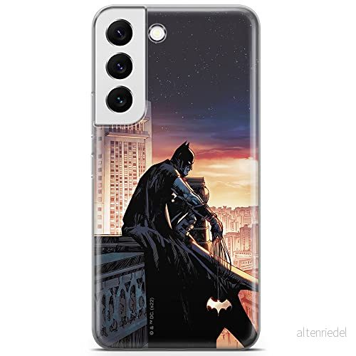 ERT GROUP mobiltelefonfodral för Samsung S22 PLUS originalt och officiellt licensierat DC mönster Batman 060 optimalt anpassad till formen på mobiltelefonen, fodral tillverkad av TPU plast 5905131533555