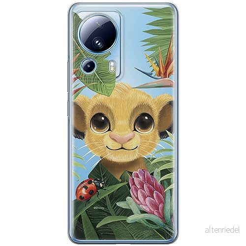 ERT GROUP mobiltelefonfodral för Xiaomi 13 LITE/CIVI 2 originalt och officiellt licensierat Disney mönster Simba & Friends 002 anpassad till formen på mobiltelefonen, gedeeltelijk transparant 5905511917821