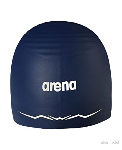 Arena silikon racing badmössa män och kvinnor Aquaforce våg hydrodynamisk prestanda konkurrenskraftig intensiv simning, marinblå, medium 3468336767252