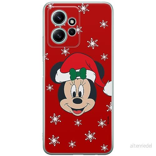 ERT GROUP mobiltelefonfodral för Xiaomi REDMI NOTE 12 4G originalt och officiellt licensierat Disney mönster Minnie 061 optimalt anpassad till formen på mobiltelefonen, fodral tillverkad av TPU plast 5905511937737