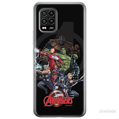 ERT GROUP mobiltelefonfodral för Xiaomi MI 10 LITE originalt och officiellt licensierat Marvel mönster Avengers 028 optimalt anpassad till formen på mobiltelefonen, fodral tillverkad av TPU plast 5904805325960