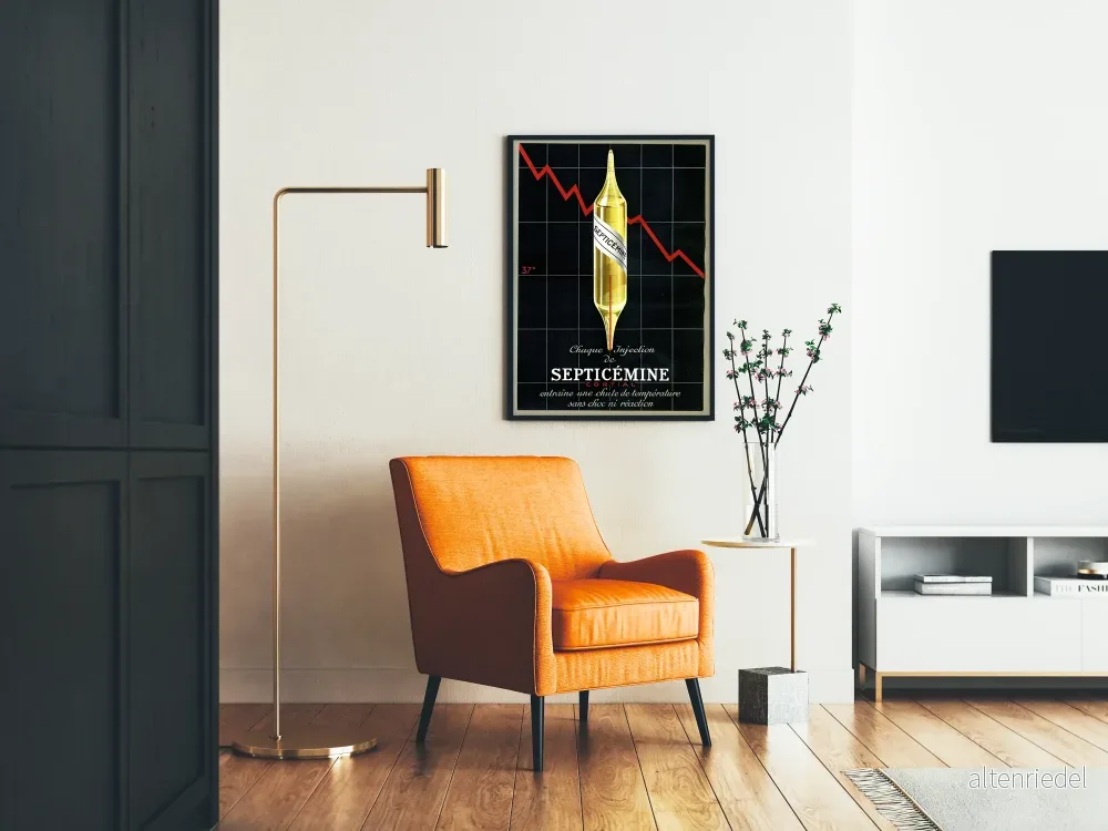 Vintage reklamposter för Septicémine medicinsk injektion - Bild 2