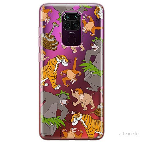 ERT GROUP mobiltelefonfodral för Xiaomi REDMI NOTE 9 originalt och officiellt licensierat Disney mönster Jungle Book 003 optimalt anpassad till formen på mobiltelefonen, gedeeltelijk transparant 5905131782779