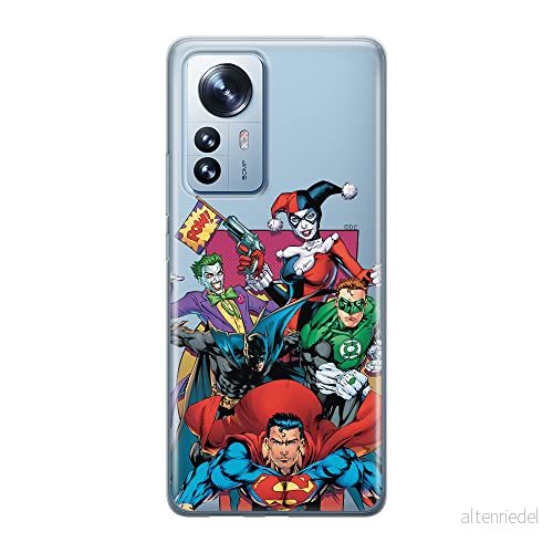 ERT GROUP mobiltelefonfodral för Xiaomi 12 PRO originalt och officiellt licensierat DC mönster Justice League 004 optimalt anpassad till formen på mobiltelefonen, gedeeltelijk transparant 5905511515195