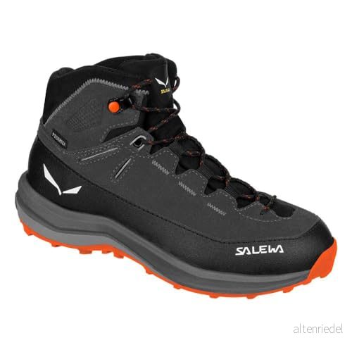SALEWA Mtn Trainer 2 Mid PTX K, Unisex Stövlar, Onyx Alloy, 32 EU 4053866545334