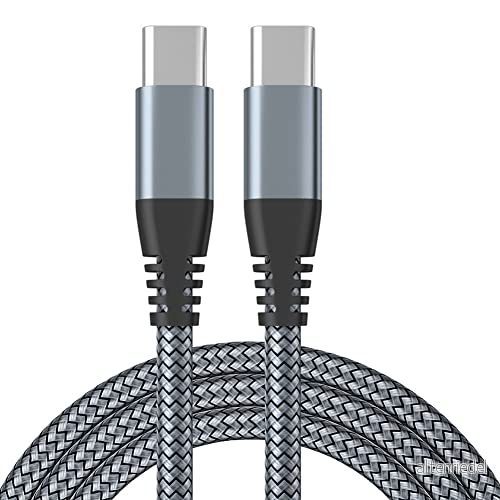 BIBTIM USB C till kabel 1 m, st 60 W 2.0 typ laddningskabel, kompatibel med MacBook iPad Air 5 Pro 2021 Galaxy S22 Ultra S20 FE S10 A12 Mi 11 Note 0 pixlar 39,5 EU 6423077706615