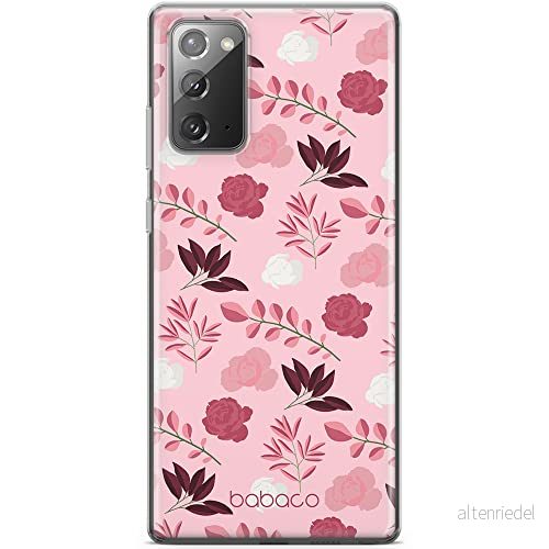 ERT GROUP mobiltelefonfodral för Samsung GALAXY NOTE 20 originalt och officiellt licensierat Babaco mönster Flowers 020 optimalt anpassad till formen på mobiltelefonen, fodral tillverkad av TPU plast 5903932642155