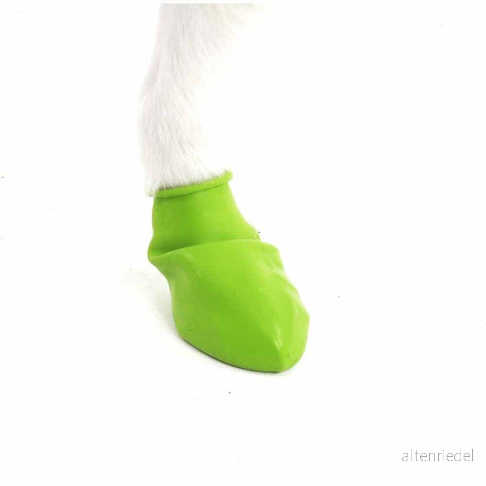 Pawz Rubber Dog Boots - Tiny - Grön - 12-pack 897515001000