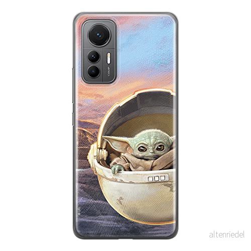 ERT GROUP mobiltelefonfodral för Xiaomi 12 LITE originalt och officiellt licensierat Star Wars mönster Baby Yoda 005 optimalt anpassad till formen på mobiltelefonen, fodral tillverkad av TPU plast 5905511505745