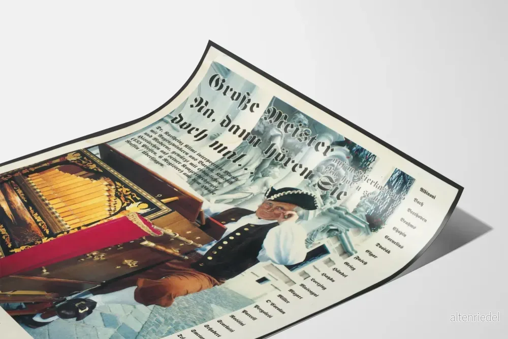 Vintageaffisch för barock- och klassorkester - Bild 3