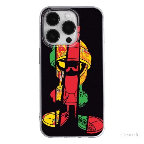 ERT GROUP mobiltelefonfodral för Apple Iphone 14 PRO originalt och officiellt licensierat Looney Tunes mönster Marvin 003 anpassad till formen på mobiltelefonen, fodral tillverkad av TPU plast 5905131913746