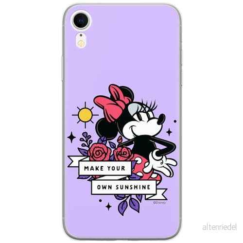 ERT GROUP mobiltelefonfodral för Iphone XR originalt och officiellt licensierat Disney mönster Minnie 073 optimalt anpassad till formen på mobiltelefonen, fodral tillverkad av TPU plast 5905795025311