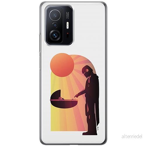 ERT GROUP mobiltelefonfodral för Xiaomi 11T 5G / PRO originalt och officiellt licensierat Star Wars mönster Baby Yoda 031, fodral tillverkad av TPU plast 5905511752828