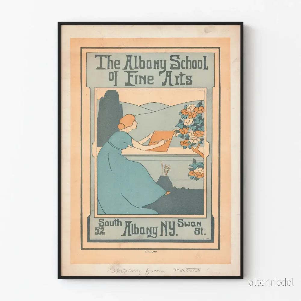 Vintageposter The Albany School of Fine Arts