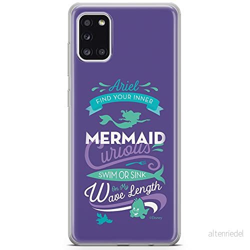 ERT GROUP mobiltelefonfodral för Samsung A31 originalt och officiellt licensierat Disney mönster Ariel 002 optimalt anpassad till formen på mobiltelefonen, fodral tillverkad av TPU plast 5903040218433