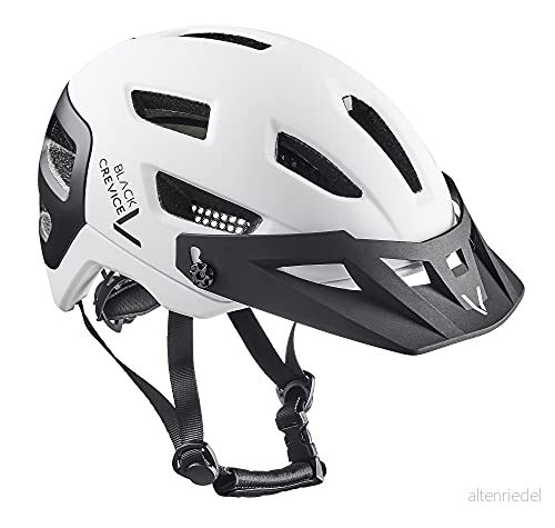 Black Crevice MTB cykelhjälm, vit/svart, S/M (5458 cm) 9120112626309