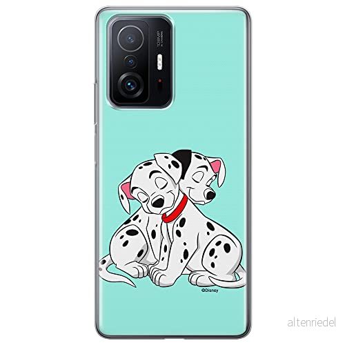 ERT GROUP mobiltelefonfodral för Xiaomi 11T 5G / PRO originalt och officiellt licensierat Disney mönster Dalmatians 005 anpassad till formen på mobiltelefonen, fodral tillverkad av TPU plast 5905131172396