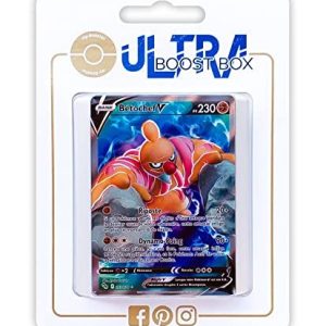 Betochef V 73/78 Full Art – Ultraboost X svärd och sköld 10,5 Pokémon GO set med 10 franska Pokémon-kort 3701425294063 Betochef V 73/78 Full Art – Ultraboost X svärd och sköld 10,5 Pokémon GO set med 10 franska Pokémon-kort 3701425294063