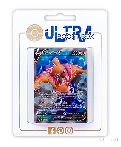 Betochef V 73/78 Full Art - Ultraboost X svärd och sköld 10,5 Pokémon GO set med 10 franska Pokémon-kort 3701425294063