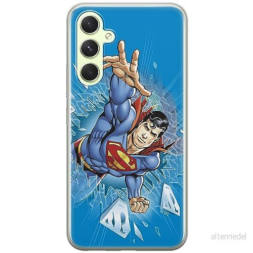 ERT GROUP mobiltelefonfodral för Samsung A54 5G originalt och officiellt licensierat DC mönster Superman 005 optimalt anpassad till formen på mobiltelefonen, fodral tillverkad av TPU plast 5905511814793