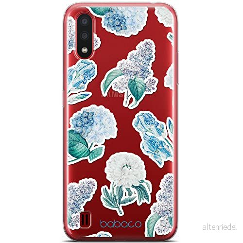 ERT GROUP mobiltelefonfodral för Samsung A01 originalt och officiellt licensierat Babaco mönster Flowers 029 optimalt anpassad till formen på mobiltelefonen, gedeeltelijk transparant 5905131272874