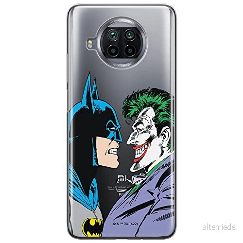 ERT GROUP mobiltelefonfodral för Xiaomi MI 10T LITE/REDMI NOTE 9 PRO 5G originalt och officiellt licensierat DC mönster Batman & Joker 005, gedeeltelijk transparant 5905131502841
