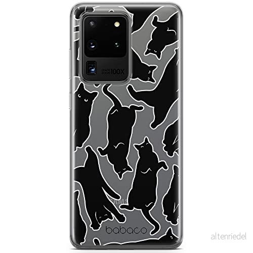 ERT GROUP mobiltelefonfodral för Samsung S20 ULTRA / S11 PLUS originalt och officiellt licensierat Babaco mönster Cats 005 optimalt anpassad till formen på mobiltelefonen, gedeeltelijk transparant 5905131124791
