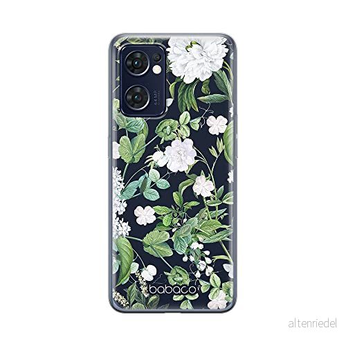 ERT GROUP mobiltelefonfodral för Oppo RENO 7 5G originalt och officiellt licensierat Babaco mönster Flowers 034 optimalt anpassad till formen på mobiltelefonen, fodral tillverkad av TPU plast 5905511316761