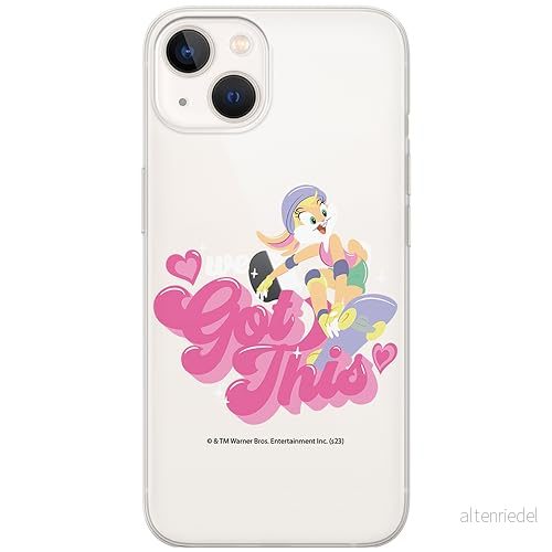 ERT GROUP mobiltelefonfodral för Iphone 13 originalt och officiellt licensierat Looney Tunes mönster Lola 004 optimalt anpassad till formen på mobiltelefonen, gedeeltelijk transparant 5905795065461