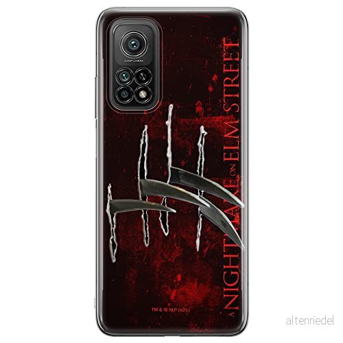 ERT GROUP mobiltelefonfodral för Xiaomi REDMI NOTE 9T originalt och officiellt licensierat Horror mönster Nightmare of Elm Street 004, fodral tillverkad av TPU plast 5905511079475