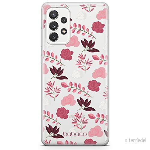 ERT GROUP mobiltelefonfodral för Samsung A73 5G originalt och officiellt licensierat Babaco mönster Flowers 020 optimalt anpassad till formen på mobiltelefonen, gedeeltelijk transparant 5904805518249