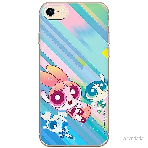 ERT GROUP mobiltelefonfodral för Iphone 7/8/ SE 2/ 3 originalt och officiellt licensierat The Powerpuff Girls mönster 037, fodral tillverkad av TPU plast 5905511981518