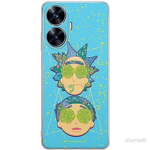 ERT GROUP mobiltelefonfodral för Realme C55 originalt och officiellt licensierat Rick and Morty mönster & 023 optimalt anpassad till formen på mobiltelefonen, fodral tillverkad av TPU plast 5905511872069