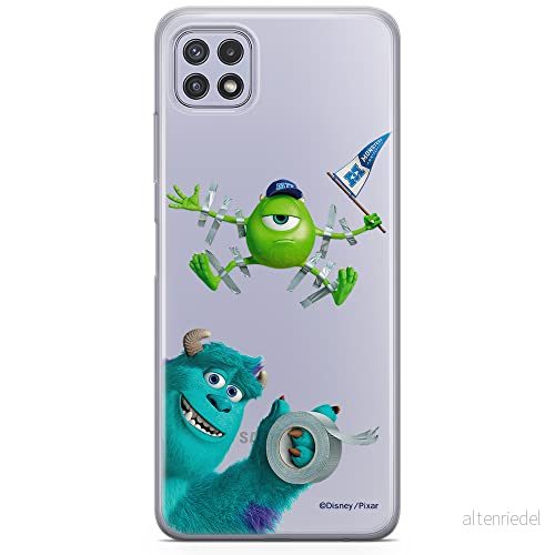 ERT GROUP mobiltelefonfodral för Samsung A22 5G originalt och officiellt licensierat Disney mönster Monsters 001 optimalt anpassad till formen på mobiltelefonen, gedeeltelijk transparant 5903932825190