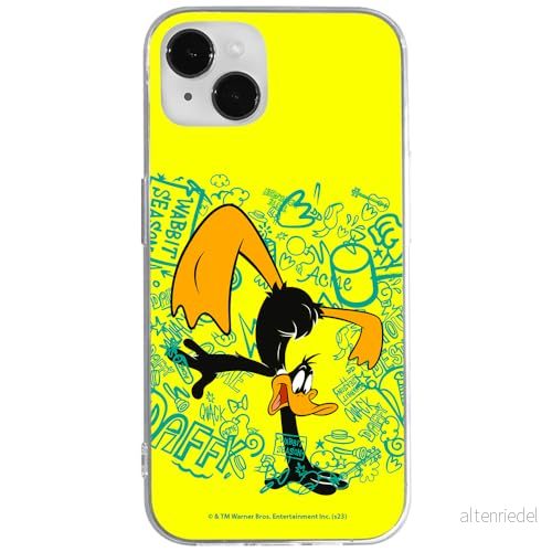 ERT GROUP mobiltelefonfodral för Iphone 14 PLUS originalt och officiellt licensierat Looney Tunes mönster Duffy 003 optimalt anpassad till formen på mobiltelefonen, fodral tillverkad av TPU plast 5905795131418