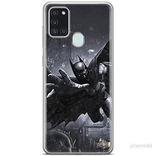 ERT GROUP mobiltelefonfodral för Samsung A21s originalt och officiellt licensierat DC mönster Batman 018 optimalt anpassad till formen på mobiltelefonen, fodral tillverkad av TPU plast 5903040264263