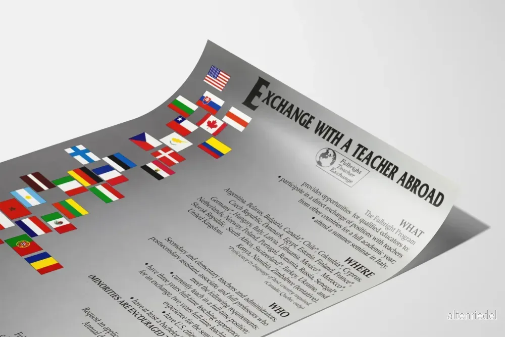 Internationell utbytesaffisch för lärare - Fulbright-programmet - Bild 3