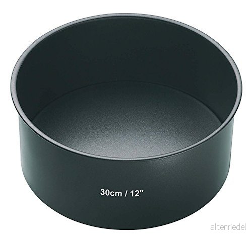 MasterClass Tårtform, Non Stick, Rund, Löstagbar Botten, Grå, 30 cm, KCMCHB57 5028250155023