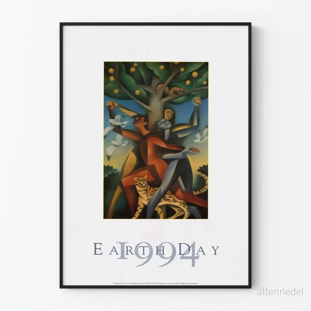 Poster Earth Day 1994 - Symbolisk väggdekoration för natur och ekologi