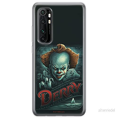 ERT GROUP mobiltelefonfodral för Xiaomi MI NOTE 10 Lite originalt och officiellt licensierat Horror mönster It 021 optimalt anpassad till formen på mobiltelefonen, fodral tillverkad av TPU plast 5905511002107