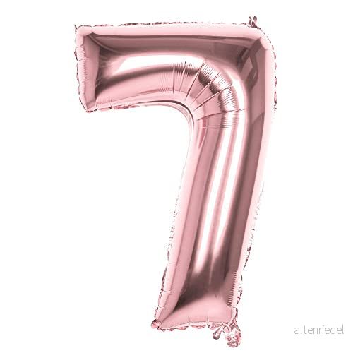 Boland Folieballong nummer, storlek 86 cm, roséguld, nummerballong, ballong, luft, födelsedag, årsdag, jubileumsår, levnadsår, överraskningsfest, barnfödelsedag, dekoration 8712026220479