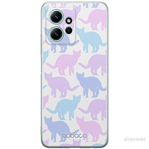 ERT GROUP mobiltelefonfodral för Xiaomi REDMI NOTE 12 4G originalt och officiellt licensierat Babaco mönster Cats 011 optimalt anpassad till formen på mobiltelefonen, fodral tillverkad av TPU plast 5905511946593