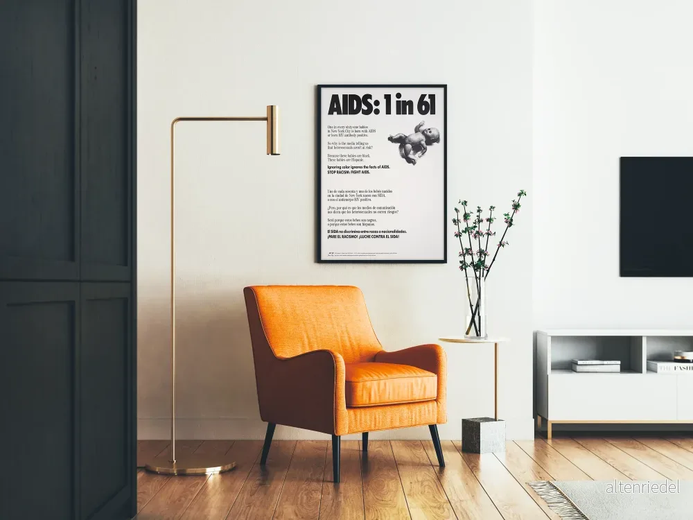 Informationsposter om HIV/AIDS - 1 bebis av 61 i New York är smittad med HIV - Bild 2