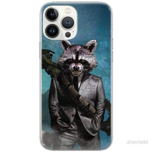 ERT GROUP mobiltelefonfodral för Xiaomi REDMI 10 originalt och officiellt licensierat Marvel mönster Rocket 002, fodral tillverkad av TPU plast 5904805012549