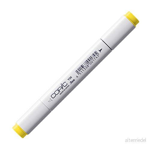 COPIC Classic markör typ Y 06, gul, professionell layoutmarkör, alkoholbaserad, med en bred och fin spets 4511338001745
