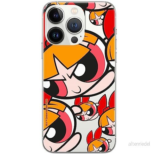 ERT GROUP mobiltelefonfodral för Iphone 13 PRO originalt och officiellt licensierat The Powerpuff Girls mönster 010 anpassad till formen på mobiltelefonen, gedeeltelijk transparant 5905511959791